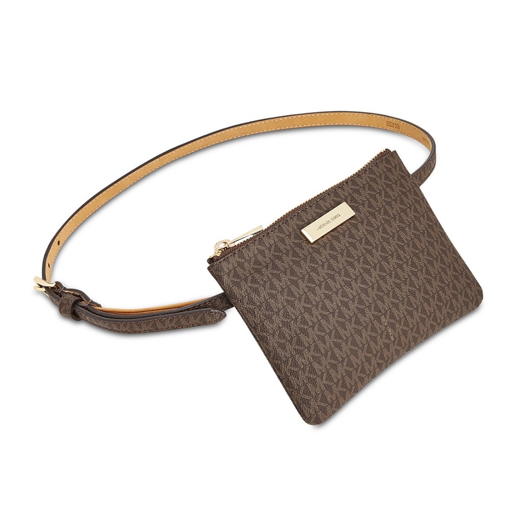 MK Michael Kors logo Fanny pack/ hand bag brown